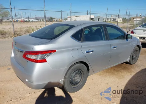 2015 Nissan Sentra S из США, поврежденный, VIN 3N1AB7AP5FY344489